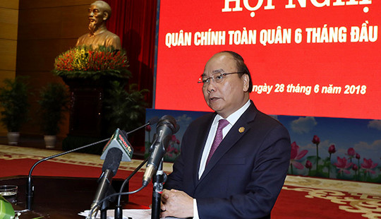 Thủ tướng phát biểu chỉ đạo tại Hội nghị Quân chính toàn quân