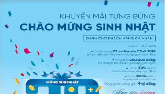 Cơ hội trúng 3 xe ô tô Mazda CX5 khi giao dịch với VietinBank