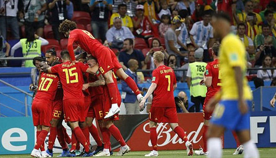 Loại Brazil, Bỉ vào bán kết World Cup 2018