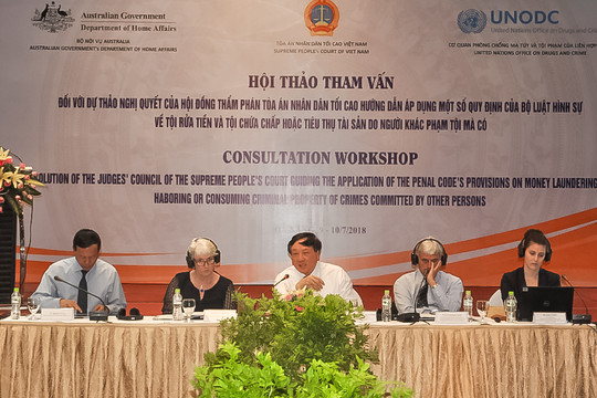 Hội thảo tham vấn Dự thảo Nghị quyết của Hội đồng Thẩm phán TANDTC