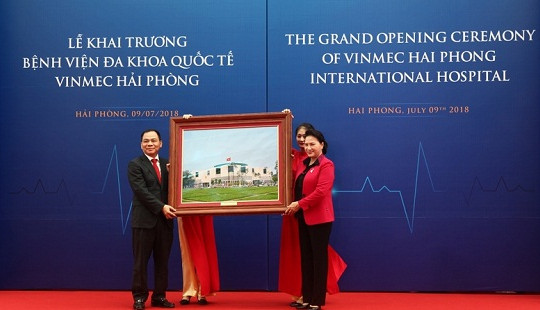 Khai trương Bệnh viện Đa khoa quốc tế Vinmec Hải Phòng