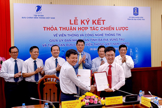 VNPT và UBND tỉnh Bà Rịa - Vũng Tàu trở thành đối tác chiến lược trong lĩnh vực VT- CNTT