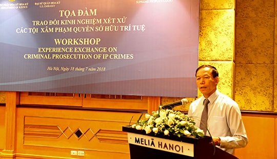 Tọa đàm trao đổi kinh nghiệm xét xử các tội xâm phạm quyền sở hữu trí tuệ
