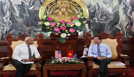 Phó Chánh án Nguyễn Trí Tuệ tiếp Thẩm phán Liên bang Hoa Kỳ