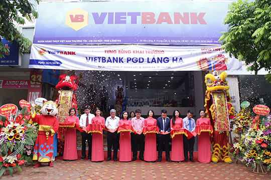 Vietbank khai trương trụ sở mới PGD Láng Hạ