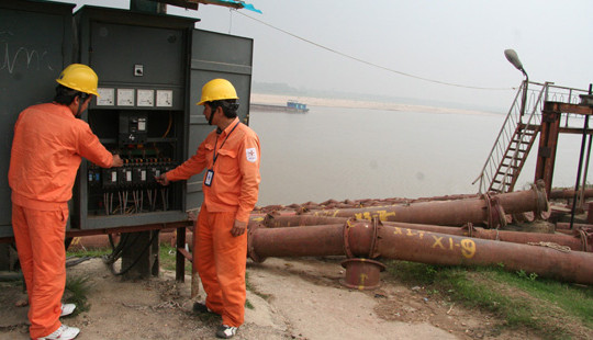 Các trạm bơm tiêu úng đảm bảo vận hành với chất lượng điện tốt nhất