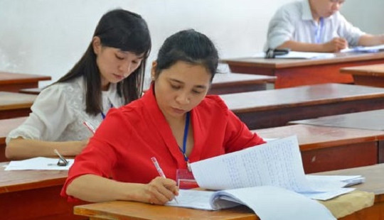 100% điểm bài thi chấm thẩm định ở Hòa Bình không thay đổi điểm