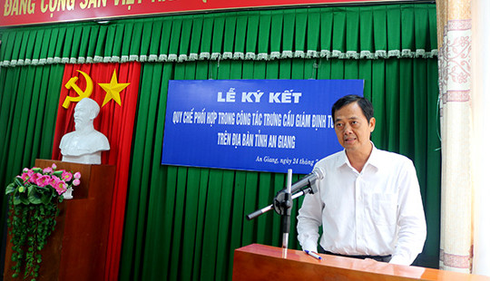 TAND tỉnh An Giang ký kết Quy chế phối hợp trong công tác trưng cầu giám định