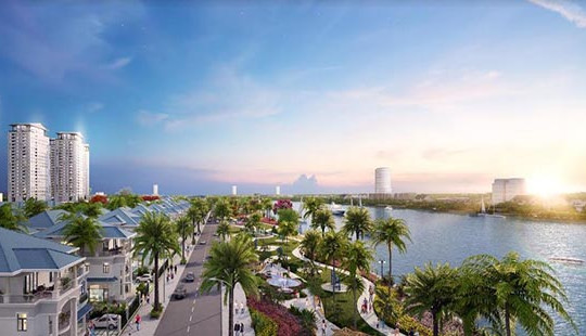 Khu đô thị Vạn Phúc: Công viên ven sông 3,4km dần hình thành