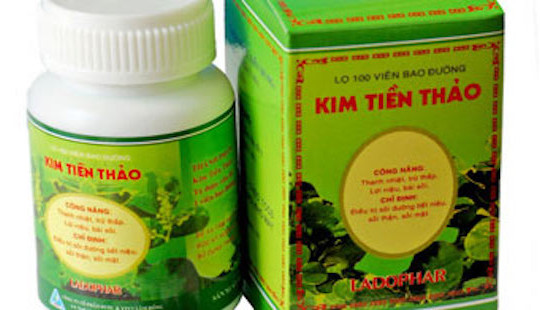 Thu hồi thuốc viên bao phim Kim tiền thảo không đạt chất lượng