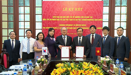 TANDTC ký kết biên bản ghi nhớ hợp tác về nghiên cứu và đào tạo với Hàn Quốc