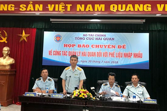 Tổng cục Hải quan tăng cường công tác quản lý hải quan đối với phế liệu nhập khẩu