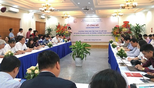 ĐH quốc gia Hà Nội công bố chương trình đào tạo Thạc sĩ Quản trị Nhà nước và Phòng chống tham nhũng