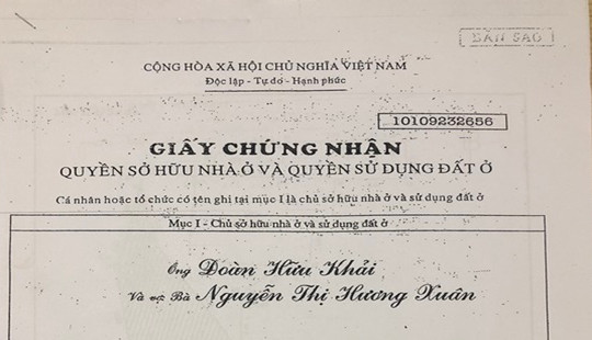 Đống Đa, Hà Nội: Dấu hiệu sai phạm trong việc cấp Giấy chứng  nhận quyền sử dụng đất
