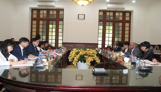 Chánh án TANDTC làm việc với Trưởng đại diện UNICEF tại Việt Nam