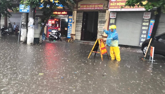 Mưa lớn diện rộng ở Bắc Bộ kéo dài đến hết ngày 05/8