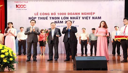 Vietjet thuộc top 100 doanh nghiệp nộp thuế lớn nhất Việt Nam năm 2017