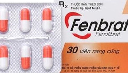 Đình chỉ lưu hành thuốc viên nang cứng Fenbrat 200M không đạt chuẩn chất lượng