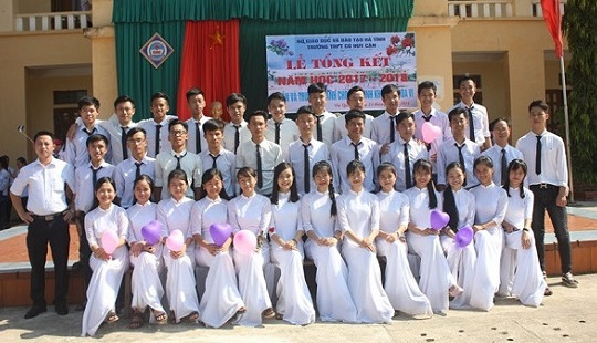 Hà Tĩnh: Lớp học ở huyện nghèo có 100% học sinh đậu đại học