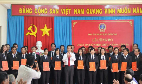 TAND tỉnh Kiên Giang: Bổ nhiệm chức vụ Phó Chánh án và chức danh Thẩm phán