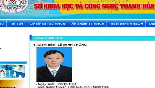 Giám đốc Sở KH&CN Thanh Hóa đột tử khi đi công tác tại TP Hồ Chí Minh