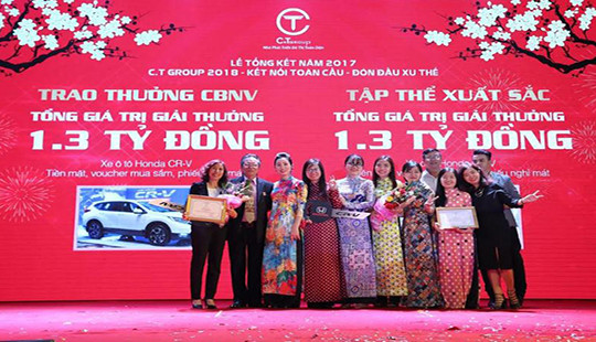 C.T Group hoàn thiện chính sách lương thưởng  2018 - 2023, thu hút nhân sự cấp cao