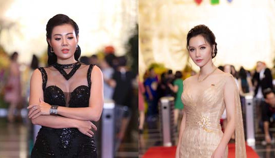 Minh Hà, Thanh Hương đẹp tựa nữ thần tại lễ trao giải VTV Awards 2018