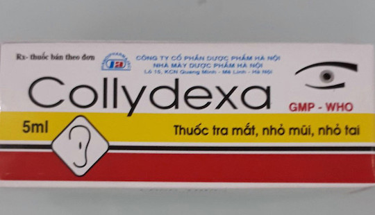 Đình chỉ lưu hành thuốc nhỏ mắt Collydexa không đạt tiêu chuẩn