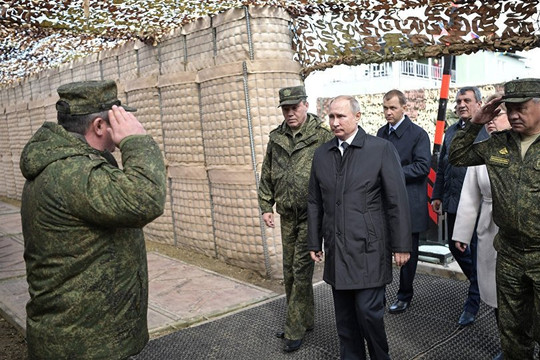 Tổng thống Putin nhấn mạnh bổn phận của quân nhân Nga tại Vostok-2018