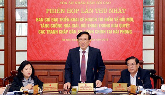 Tòa án nhân dân với những dấu ấn đột phá trong cải cách tư pháp