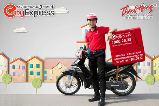 CityExpress, dịch vụ siêu chuyển phát 3 trong 1 của Hãng Taxi tải Thành Hưng