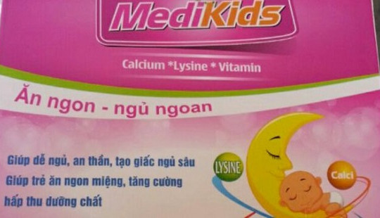 Thu hồi lô thực phẩm bổ sung Medikids cho trẻ em