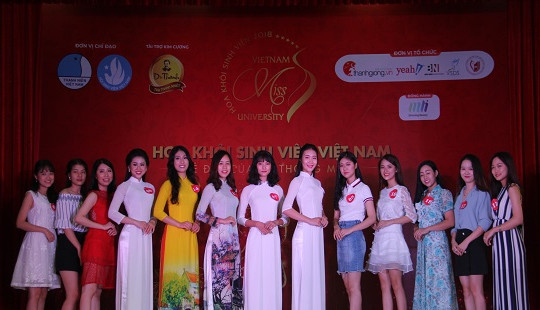Ngắm 5 thí sinh đầu tiên lọt vào vòng Bán kết cuộc thi Hoa khôi sinh viên Việt Nam năm 2018