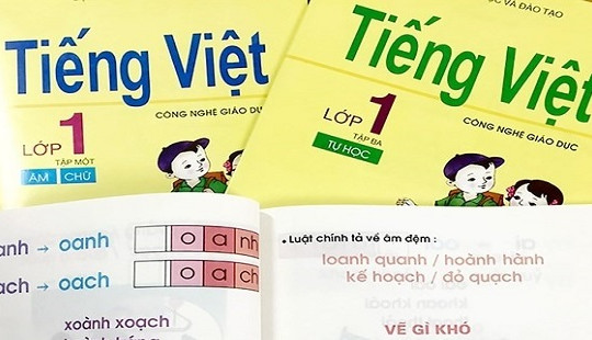 Chuyên gia chỉ ra những "hạt sạn" của tài liệu Tiếng Việt lớp 1-Công nghệ giáo dục
