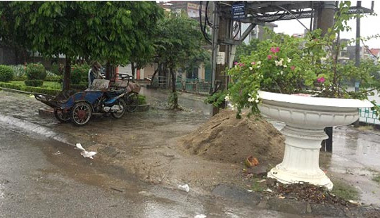Lê Chân, Hải Phòng: Tập kết vật liệu, bán hàng tái diễn ở hồ Ông Báo và Lâm Tường
