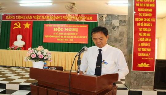 Đảng ủy TAND tỉnh An Giang tổ chức Hội nghị sơ kết giữa nhiệm kỳ 2015-2020