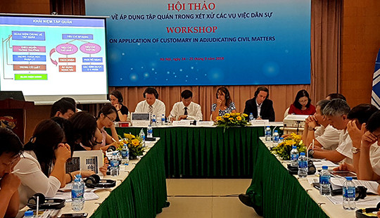 Cần có hướng dẫn về áp dụng tập quán pháp vào giải quyết vụ việc dân sự