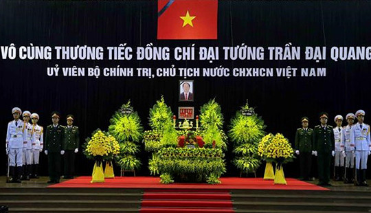 Toàn cảnh Lễ viếng Chủ tịch nước Trần Đại Quang