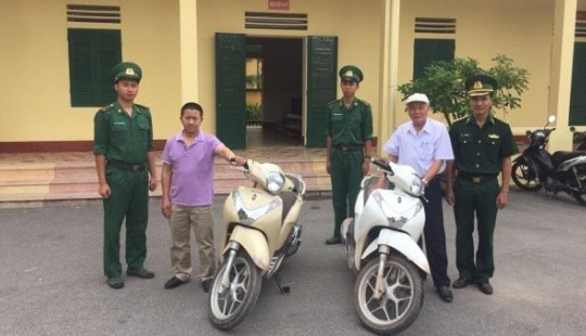 Quảng Ninh: Phát hiện, thu hồi 2 xe SH bị mất cắp
