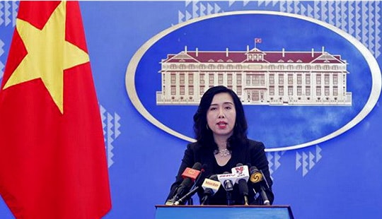 Người phát ngôn Bộ Ngoại giao giải đáp hai vấn đề diễn ra trên Biển Đông