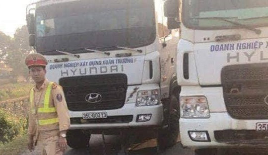 Tài xế xe tải vi phạm chống đối CSGT