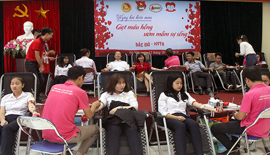 Học viện Tòa án tổ chức ngày hội hiến máu mang tên "Sắc đỏ - HVTA"