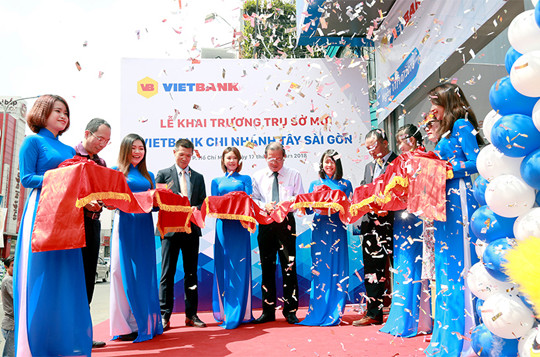 Vietbank liên tiếp khai trương hoạt động các trụ sở mới