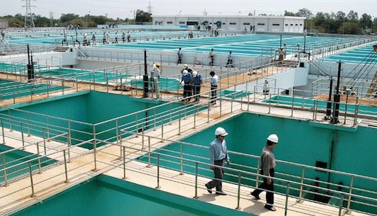 Sự cố trạm bơm khiến 9 quận huyện ở TP.HCM bị cắt nước