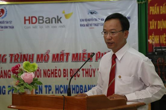 HDBank tiếp tục tài trợ chi phí phẫu thuật mất cho 350 bệnh nhân