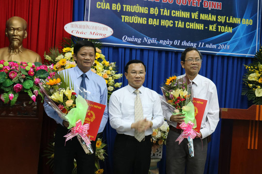 Lễ quyết định bổ nhiệm Hiệu trưởng Trường Đại học Tài chính – Kế toán
