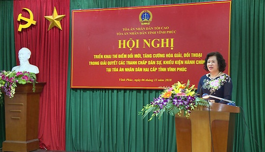 Hòa giải thành, đối thoại thành góp phần hàn gắn những rạn nứt giữa các đương sự