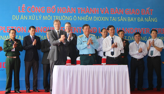 Hoàn thành xử lý ô nhiễm dioxin tại sân bay Đà Nẵng
