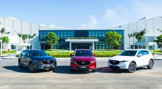 Thaco công bố giá bán xe Mazda màu sơn cao cấp mới