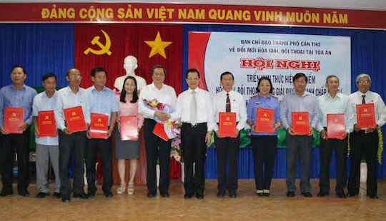 TAND TP. Cần Thơ: Thí điểm hòa giải, đối thoại trong giải quyết tranh chấp dân sự